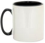 Ringer Mug Black 11oz ON SALE