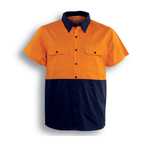 Embroidered - Bocini - Hi-Vis Cotton Twill Shirt